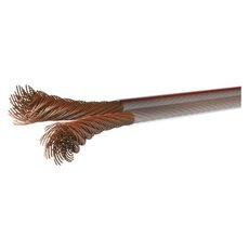 Nestíněný dvojitý kabel 2×0,75 mm průhledný, 100 m