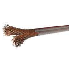 Nestíněný dvojitý kabel 2×2,5 mm průhledný, 100 m