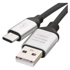 Kabel USB 2.0 A/M - C/M 1m černý