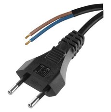 Flexo PVC šňůra 2 × 0,75 mm2, 2 m, černá