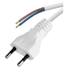 Flexo PVC šňůra 2 × 0,75 mm2, 5 m, bílá