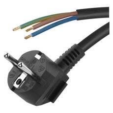 Flexo PVC šňůra 3×1,0mm2, 5m, černá