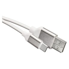 Kabel USB 2.0 A/M - C/M 1m bílý