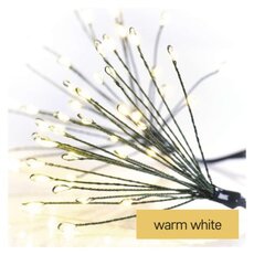 Světelný řetěz LED - světelné klastry, nano, 5,2 m, vnitřní, teplá bílá, časovač