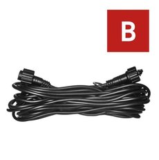Prodlužovací kabel pro připojení řetězů Profi černý, 10 m, vnější a vnitřní