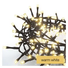 LED vánoční řetěz - ježek, 12 m, vnitřní i venkovní, teplá bílá, časovač
