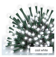 Vánoční osvětlení LED, 10 m, venkovní a vnitřní, studená bílá, programy
