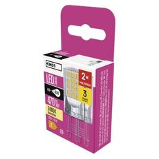 LED žiarovka Classic JC 4W G9 teplá biela, 2 ks