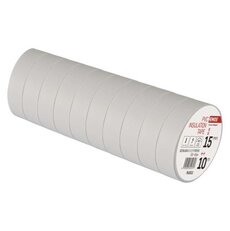 Izolační páska z PVC 15 mm / 10 m bílá