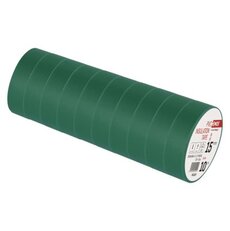 Izolační páska z PVC 15 mm / 10 m zelená