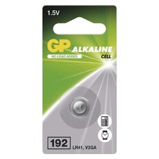 Alkalická knoflíková baterie GP LR41 (192F)