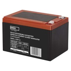 Bezúdržbový olověný trakční akumulátor. 12 V/15 Ah, faston 6,3 mm