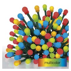 LED vianočná cherry reťaz–guličky, 8 m, vonkajšia aj vnútorná, multicolor,programy,časovač