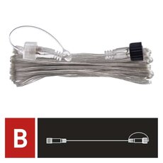 Prodlužovací kabel pro připojení řetězů Standardní průhledný, 10 m, vnější a vnitřní