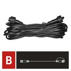 Prodlužovací kabel pro připojení řetězů Profi černý, 10 m, vnější a vnitřní