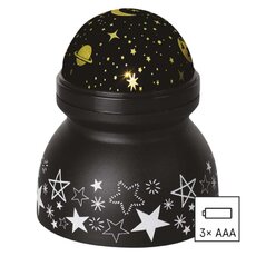 Dekorativní projektor LED - vesmír, 3× AAA uvnitř.