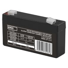 Bezúdržbový olověný akumulátor 6 V/1,3 Ah, faston 4,7 mm