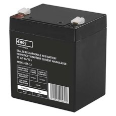 Bezúdržbový olověný akumulátor 12 V/5Ah, faston 6,3 mm