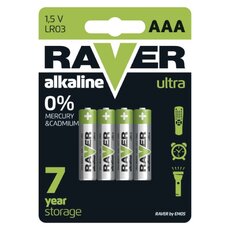 Alkalická baterie RAVER LR03 (AAA)