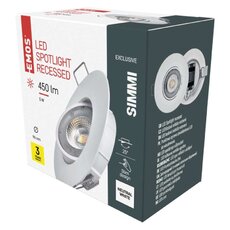 LED reflektor Exclusive white, kruh 5W neutrální b.