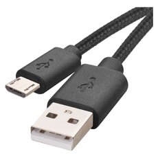 Kabel USB 2.0 A/M - micro B/M 2m černý