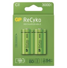Dobíjecí baterie GP ReCyko 3000 (C) 2 ks