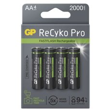Dobíjecí baterie GP ReCyko Pro Photo Flash (AA) 4 ks