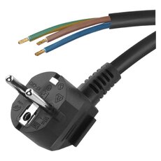 Flexo PVC šňůra 3 × 1,0 mm2, 2 m, černá