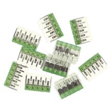 Páčková spojovacia svorka 5× 0,2–4 mm2, 10 ks