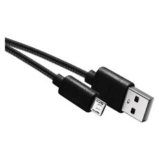 Kabel USB 2.0 A/M - micro B/M 2m černý