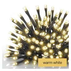 Standardní LED spojovací vánoční řetěz - záclona, 1x2 m, venkovní, teplá bílá