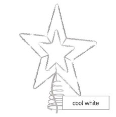 Standardní LED křižovatky. vánoční. Hvězda, 28,5 cm, vnitřní i venkovní, studená bílá
