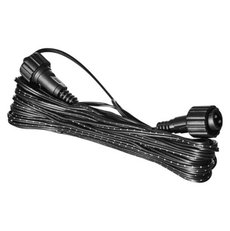 Prodlužovací kabel pro připojení řetězů Standardní černý, 10 m, venkovní i vnitřní