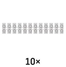 Svorkovnice 12 × 10,0 mm bílá
