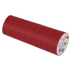 Izolační páska z PVC 19 mm / 20 m červená
