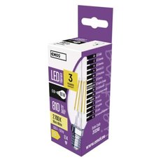 LED žiarovka Filament Candle 6W E14 teplá biela