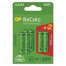 Dobíjecí baterie GP ReCyko 1000 (AAA) 6 ks