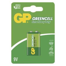 Zinko-chloridová baterie GP Greencell 6F22 (9V)