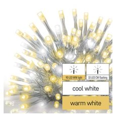 Standardní kloub LED. Blikací řetěz - cencely, 2,5 m, venkovní, teplá/studená bílá