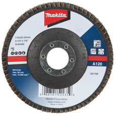 Lamelový brúsny kotúč, železo, PVC, farebné kovy Makita D-63460-10