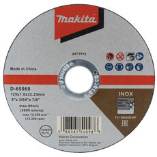 Kotúče z nehrdzavejúcej ocele a THIN Makita D-65969-50