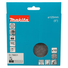 Sieťované brúsne papiere Makita D-78651