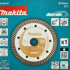 Diamak nedelená hrana vejárovitá Makita D-80167