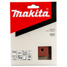 Brusný papír 114 x 102 mm (suchý zip, 6 otvorů) Makita P-33118