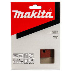 Brusný papír 114 x 102 mm (suchý zip, 6 otvorů) Makita P-33130