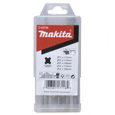 Sada příklepových vrtáků / sekáčů vhodná pro SDS-PLUS Makita D-00795