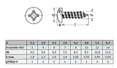 Šroub 5,5x16 DIN 7981C ZB