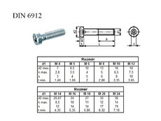 VH nízká IMB DIN 6912 A4 M06x016