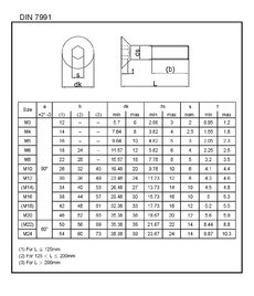 ZH 90°IMB DIN 7991 10.9 M05x012