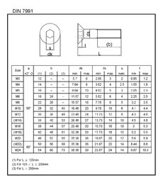 ZH 90°IMB DIN 7991 A4 M03x010